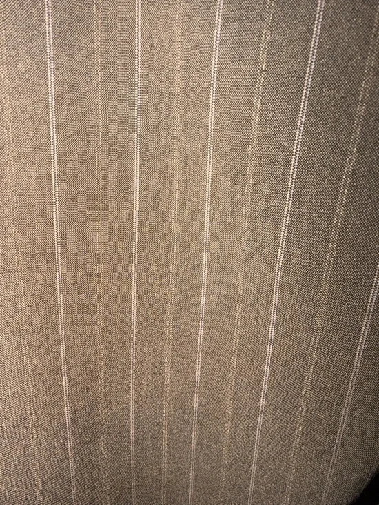 Valerie Stevens Brown Pinstripe Wide-Leg Men's Pants - Picture 4 of 4